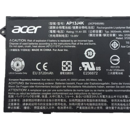 Original 3920mAh 45Wh Acer Chromebook 311 C733T-C8ZG Akku